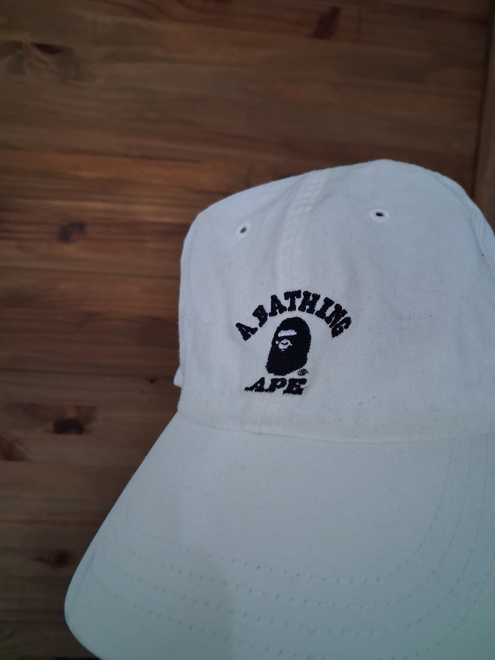 A Bathing Ape Cap White - Picture 3 of 6